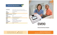 East-Medical - Model EM90 - Clinical Chemistry Analyzer - Brochure