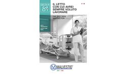 Malvestio - Model Delta 4 - 3700 - Hospital Electric Bed - Brochure