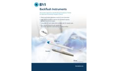 BVI - Backflush Instruments - Brochure