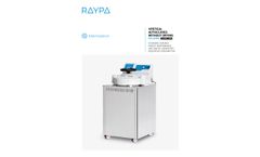 Raypa - Model AES Series - Vertical floor-standing laboratory autoclaves without drying