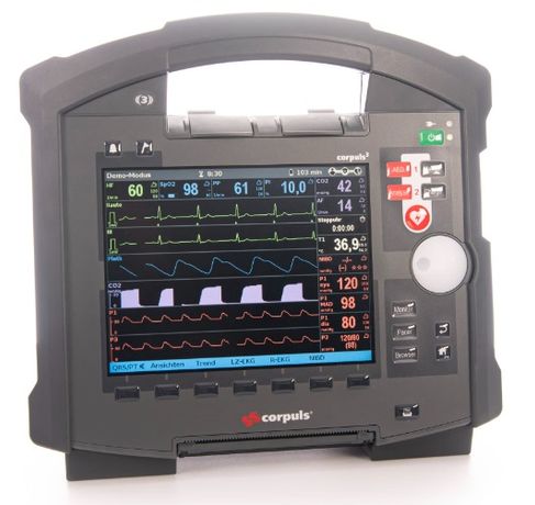 Model CORPULS3T - Modular Patient Monitor and Defibrillator with Touchscreen