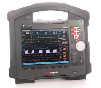 Model CORPULS3T - Modular Patient Monitor and Defibrillator with Touchscreen