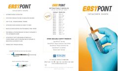EasyPoint - Needles Brochure