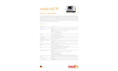 Medin - Model NC3 - Turbine-Driven CPAP Device for Non-Invasive Respiratory Support - Brochure