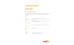 MedinBlender - Model 1090 - Gas Blender for Compressed Air and O2 - Brochure