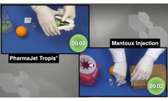 Workflow of the PharmaJet Tropis?? Needle-free Injector vs. Mantoux Needle Injection - Video