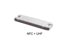 Model SRU105D - Dual Frequency HF + UHF RFID Tag On Metal Surface
