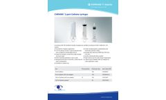 Chirana - 3-Part Catheter Syringes - Brochure