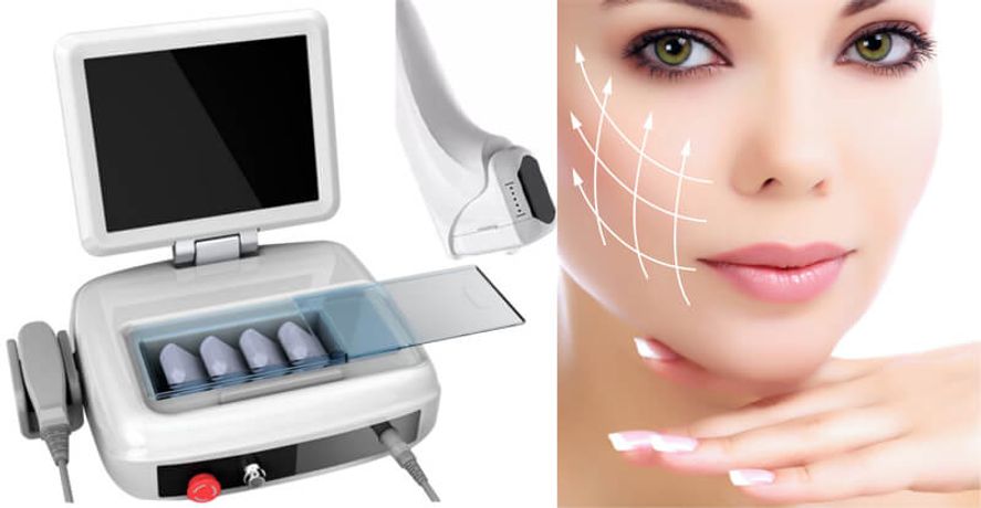 What is the principle of HIFU ultrasound machine for relieving aging and firming skin?-0