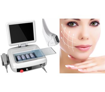 What is the principle of HIFU ultrasound machine for relieving aging and firming skin?