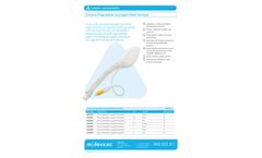 Model AN030000 to AN030006 - Silicone Disposable Laryngeal Mask Airways - Datasheet