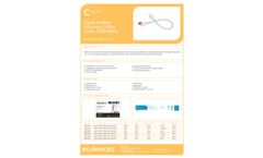Model UR074014-UR074024 - Open Ended Silicone 2-Way Foley Catheters - Datasheet