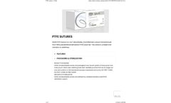 Golnit - Model PTFE - Non-Absorbable Monofilament Suture - Brochure