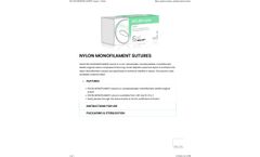 Golnit - Nylon Monofilament Suture - Brochure