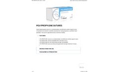 Golnit - Polypropylene Suture - Brochure