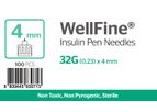 WellFine - Model 32Gauge x (0.23mm) - Insulin Disposable Pen Needle