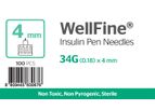 WellFine - Model 34Gauge x 0.18mm - Insulin Disposable Pen Needle
