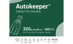 MedExel - Model 32G(0.23mm) x 4mm - Safety Pen Needle