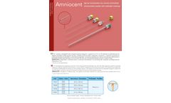Model Amniocent - Amniocentesis Needles With Centimeter-Markings - Brochure