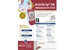 AimStrip - Hemoglobin Starter Kit 200/box - Brochure