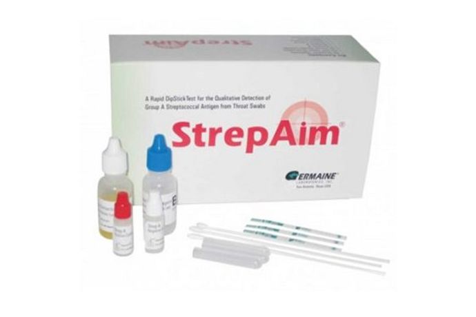 Germaine StrepAim - Rapid Dipstick Test for the Qualitative Detection, 25/box
