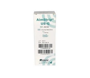 Germaine AimStrip - Model US-G - Urine Reagent Strips - 100/bottle