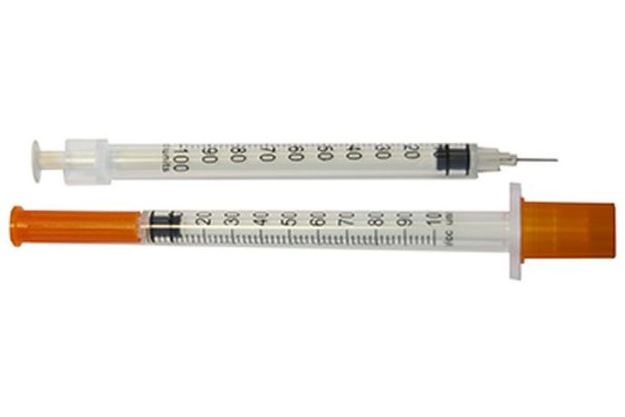 Home Aide - Model 30G-1cc-1/2Inch - True Comfort Pro Insulin Syringes