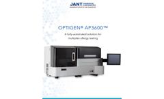 AP3600 Automated In Vitro Allergy Diagnostic System - Brochure
