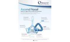 Sleepnet Ascend - Nasal Mask - Datasheet