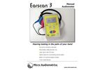 Earscan - Model 3 - Manual Audiometer (ES3M) - Brochure