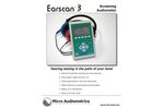 Earscan - Model ES3S - Screening Audiometer - Brochure