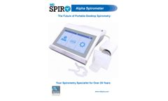 MDSpiro - Model MD6000 - Alpha Spirometer - Brochure