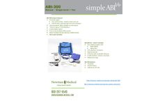 Newman - Model ABI-300 - Manual - Single-level + Toe Vascular System - Datasheet