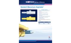 Neotech Meconium Aspirator - Meconium Removal Device - Brochure