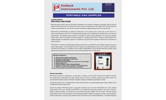 Polltech - Model PEM -PGS1B, PEM -PGS2M - Portable Gas Sampler - Brochure