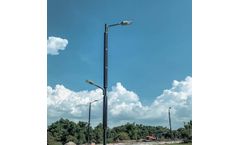Ecool-Power - Model 30W-120W - Solar Pole Street Light