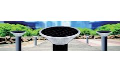 Ecool-Power - Solar Bollard Post Garden Light