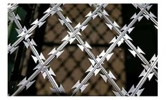 ACNA - Welded Razor Mesh Fence with Razor Blade Topping