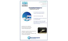 Tests with Crustaceans - Thamnotoxkit F - TK31 - Brochure