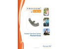 Freedom Renew - Resurfacing Unicondylar Total Knee System - Brochure