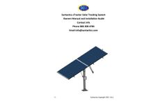 Suntactics - sTracker Solar Tracking System Owners Manual and Installation Guide