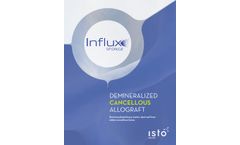 Influx Sponge - Model DBM - Demineralized Bone Matrix - Brochure