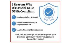 Room Alert Supports OSHA’s New 2024 Compliance Standards