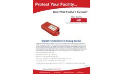 AVTECH - Model RMA-DTA-SEN - Digital Temperature & Analog Sensor - Brochure