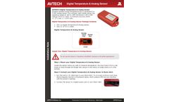 Digital Temperature & Analog Sensor - Installation Note