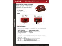Mini UPS and Power Sensor -  Installation Note