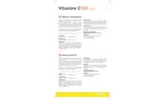 Trenker - Model C500 - Vitamine - Ascorbic Acid - Brochure
