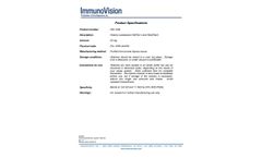 ImmunoVision - Model HIS-1002 - Histones H2a (F2A2) and H4(F2A1) Specifications - Brochure