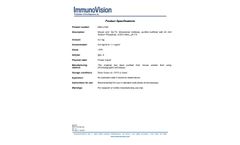 ImmunoVision - Model Anti-Scl-70 - MSC-0100 - Autoimmune Monoclonal Antibodie Specifications - Brochure