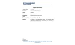 ImmunoVision - Model HRN-0200 - Human Anti-nRNP Specifications - Brochure